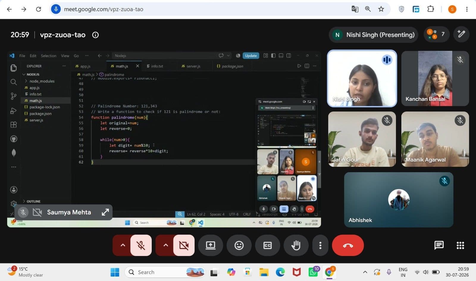 Live Algorithm & Logic Sprint